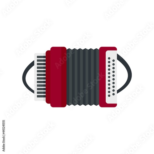 Swiss harmonic icon flat isolated vector