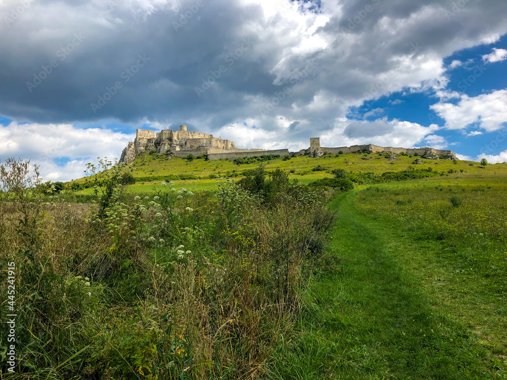 Spis Castle on the hill, Slovakia Spis Castle on the hill, Slovakia