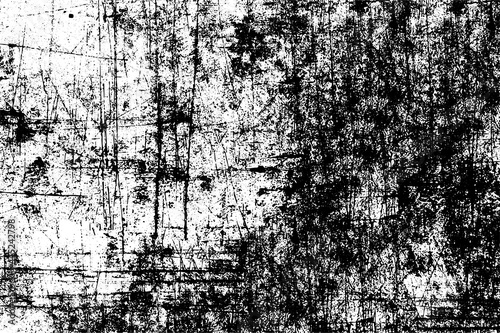 Dirty grunge background. The monochrome texture is old. Vintage worn pattern. The surface is covered with scratches
