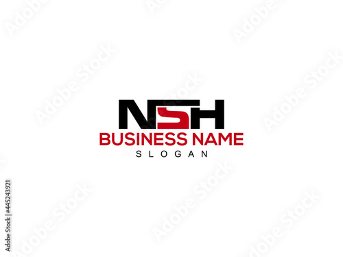 Letter NSH Logo Icon Vector Image Design For Company or Business photo