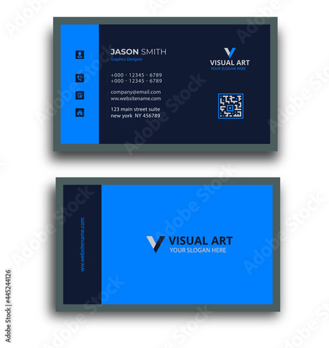 Simple Blue Business Card