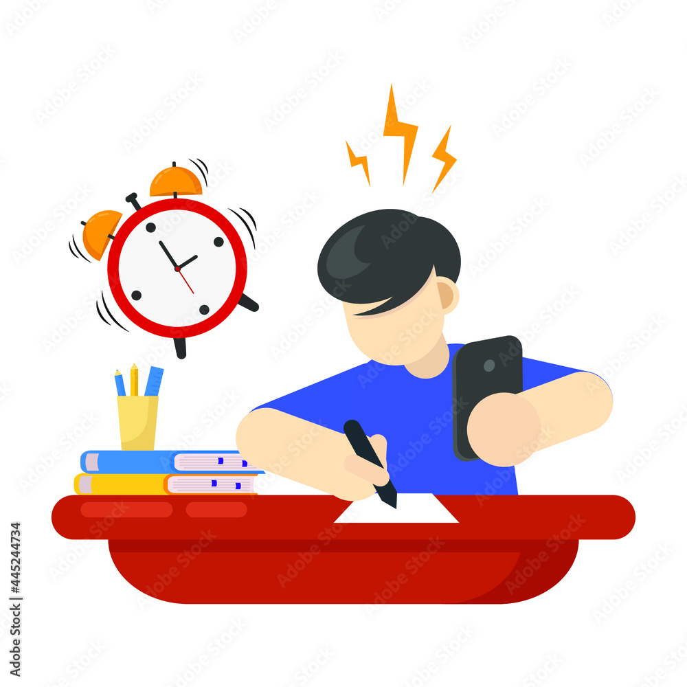 study hard icon illustration vector graphic study hard icon illustration vector graphic