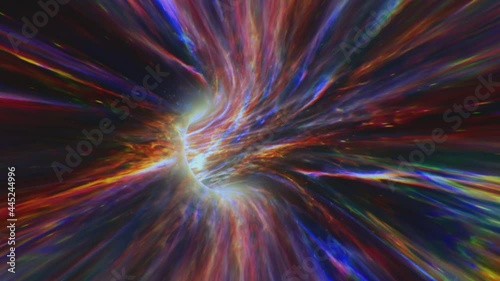 Space warp, lightspeed visual loop. Hyperdrive animation.