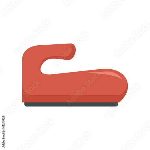 Child car seat icon flat isolated vector