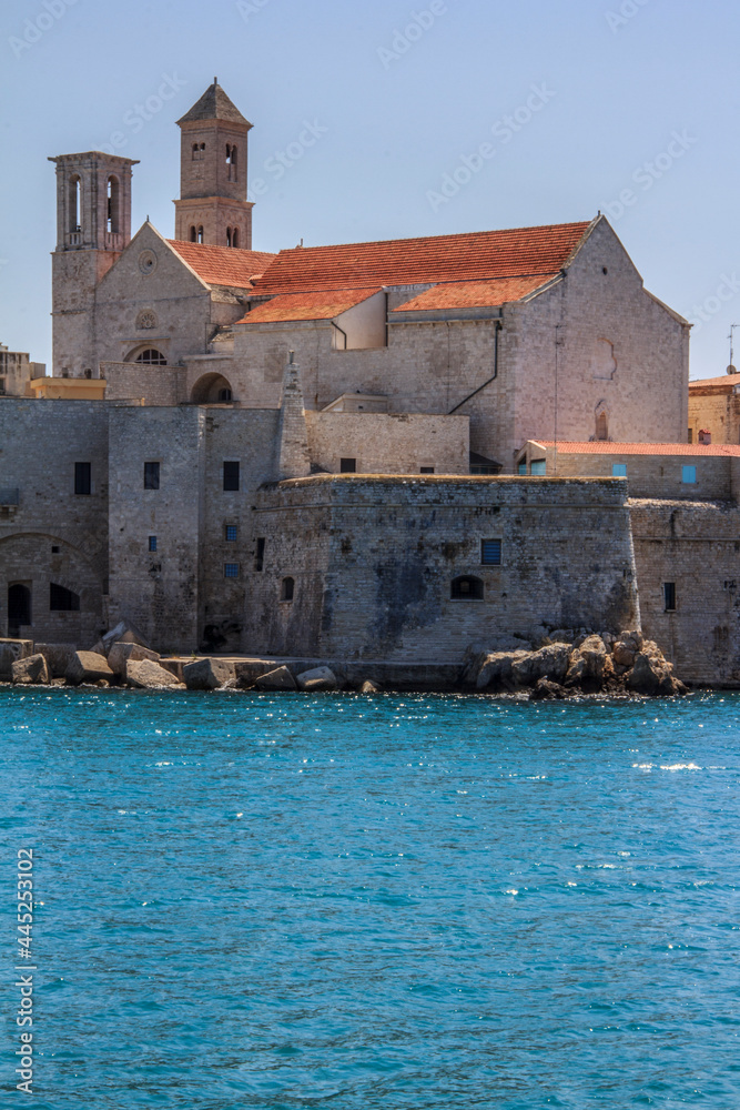 The old town and the harbor of Giovinazzo