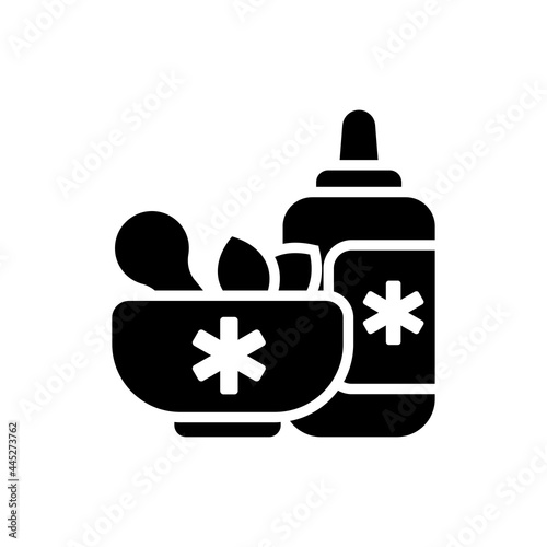 Drug Vector Solid icon style illustration. EPS 10 file
