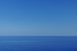 Plain seascape of horizon (lower horizon line)