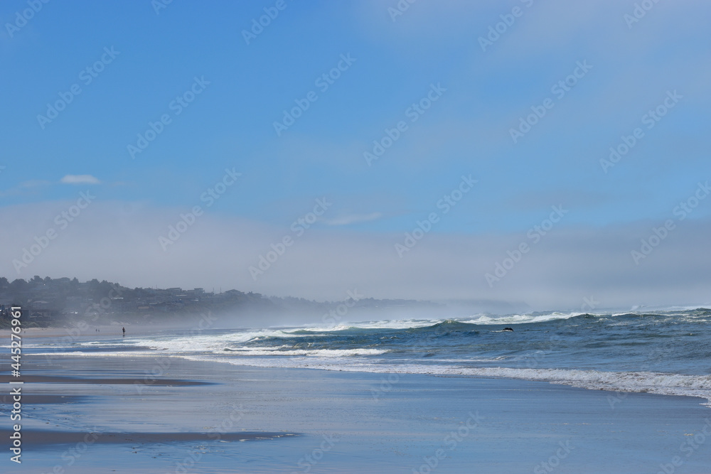 Foggy Oregon Beach