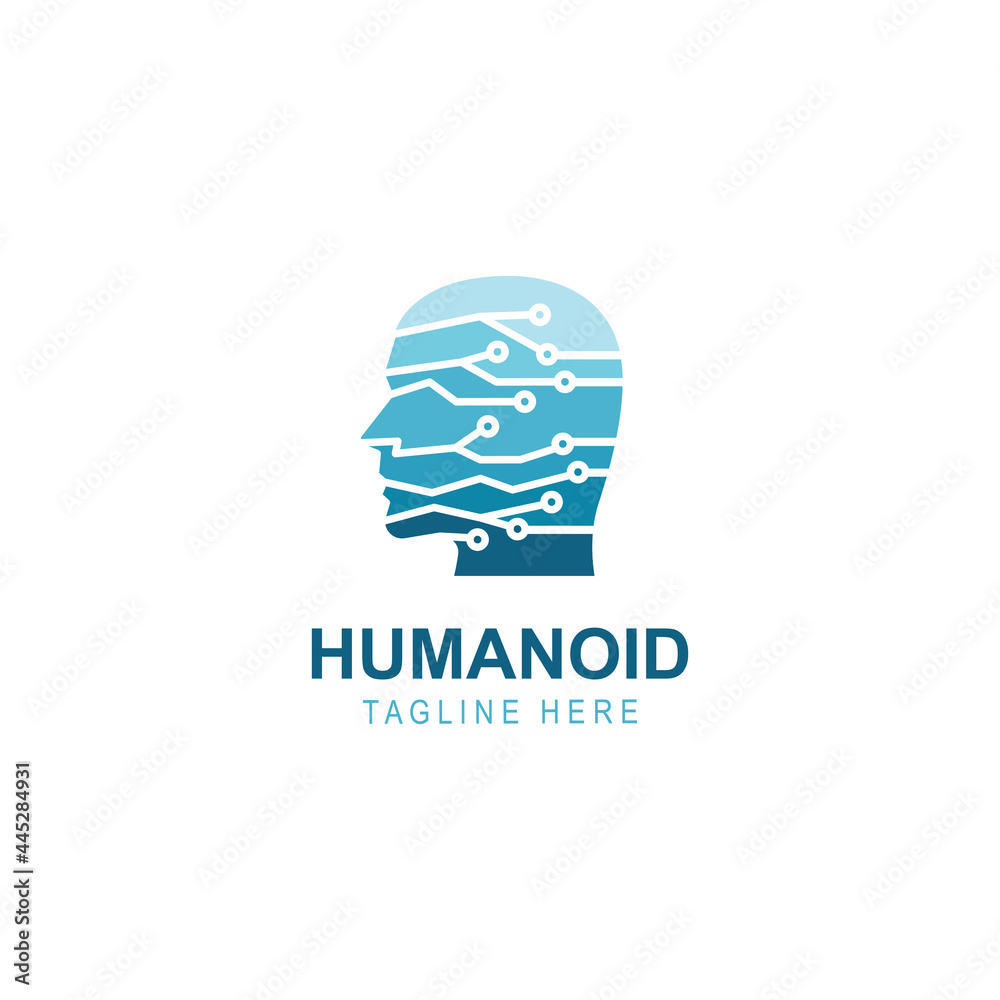 Modern technology logo template