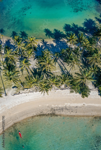 Aerial view of Koh Ngam  in Koh Chang  Trat  thailand