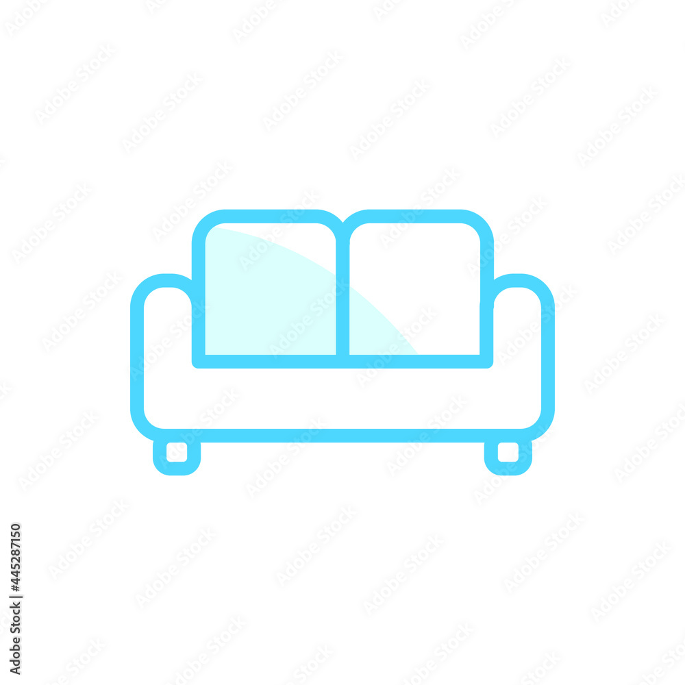 Illustration Vector Graphic of Sofa icon Illustration Vector Graphic of Sofa icon