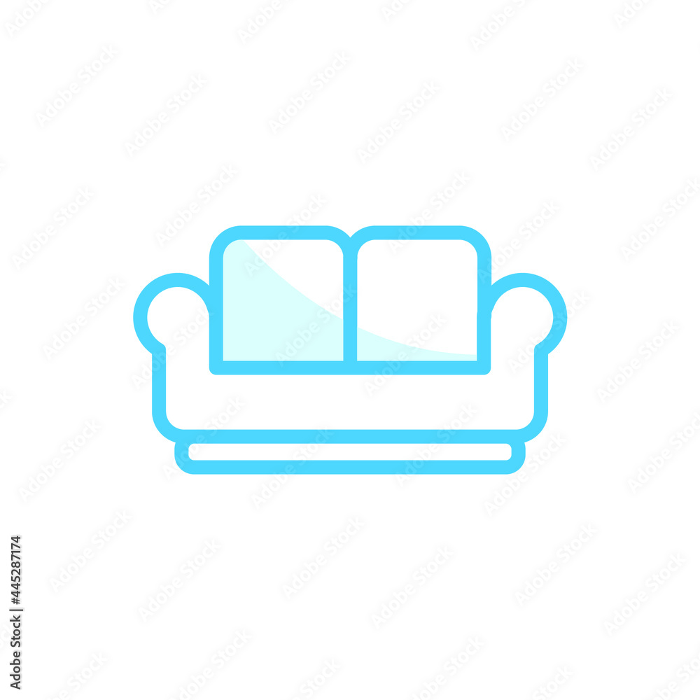 Illustration Vector Graphic of Sofa icon Illustration Vector Graphic of Sofa icon