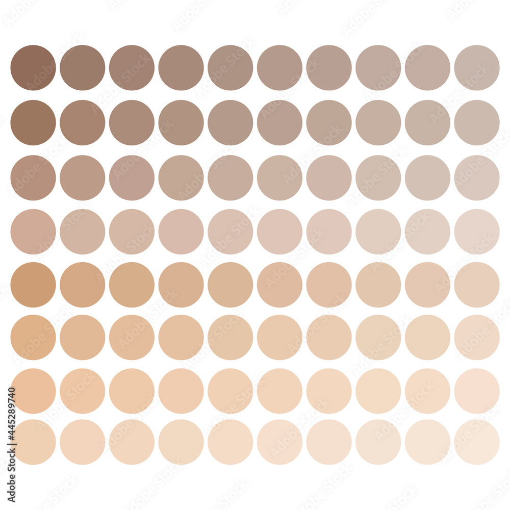 Vecteur Stock colorful skin tones palette. Beige tones palette. Colorful  palette. Pastel color. Vector illustration. Stock image. | Adobe Stock