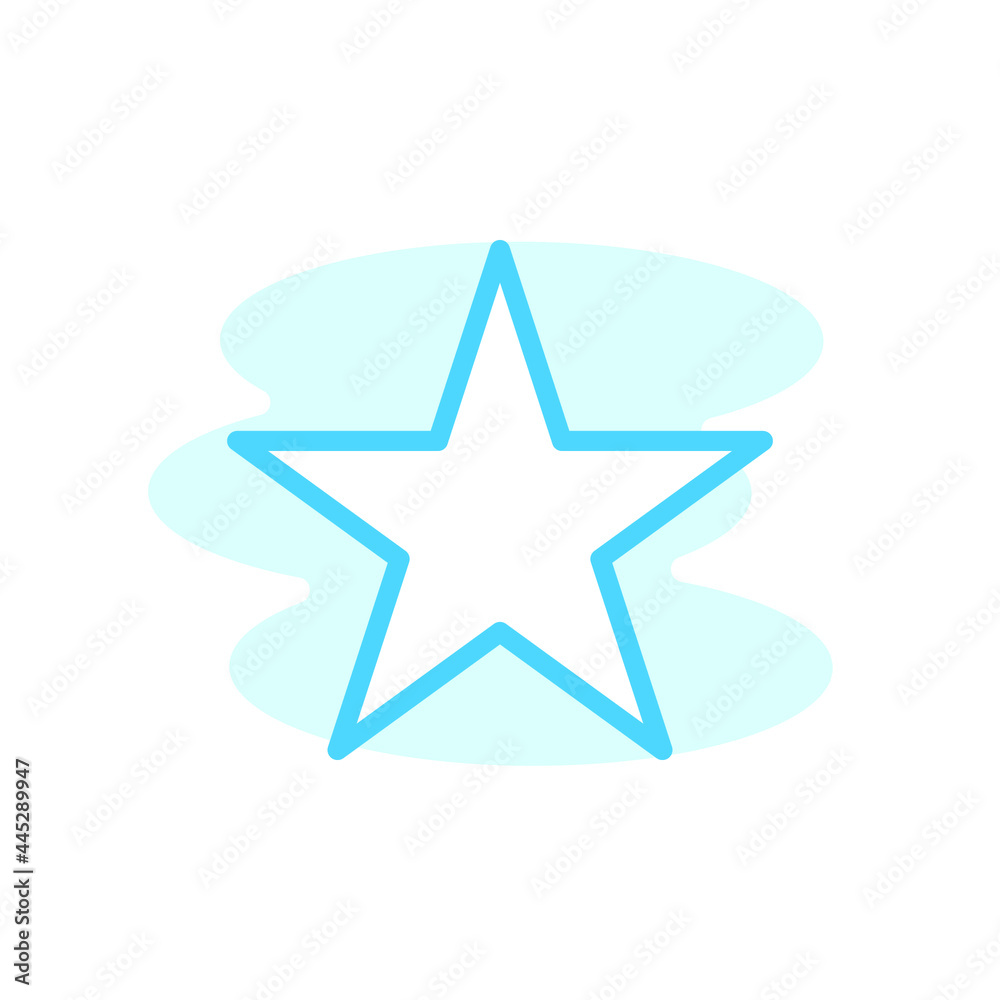Obraz premium Illustration Vector Graphic of Star icon