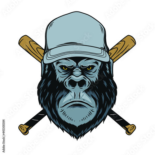 Gorilla Baseball Logo.