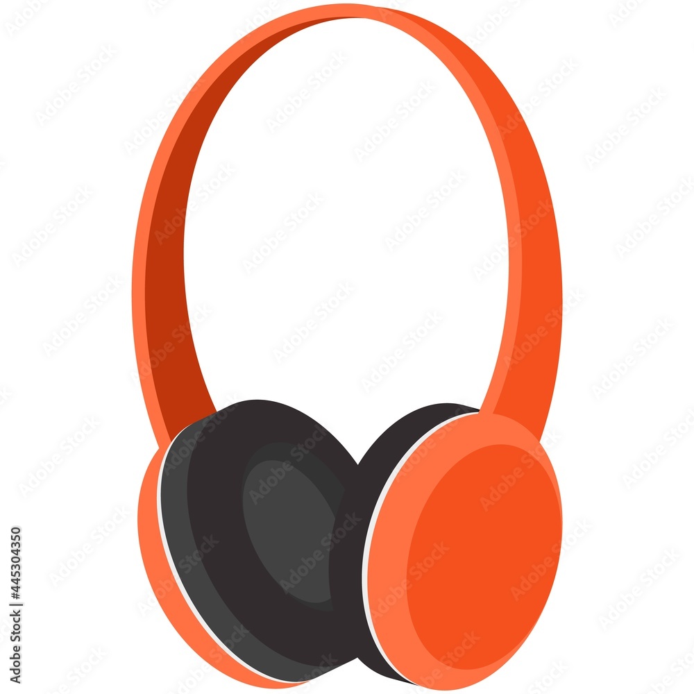 Headset icon, headphones vector, head music audio earphone Stock Vector |  Adobe Stock