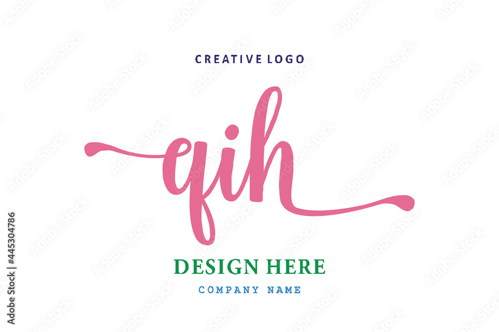 QIH lettering logo is simple, easy to understand and authoritative QIH lettering logo is simple, easy to understand and authoritative