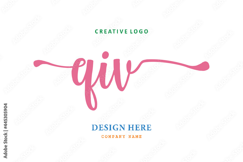 QIV lettering logo is simple, easy to understand and authoritative QIV lettering logo is simple, easy to understand and authoritative
