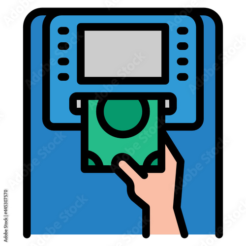 atm line icon