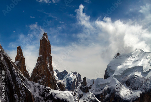 landscape photography of baltoro reign in Karakorum range , gilgit Baltistan ,Pakistan  photo