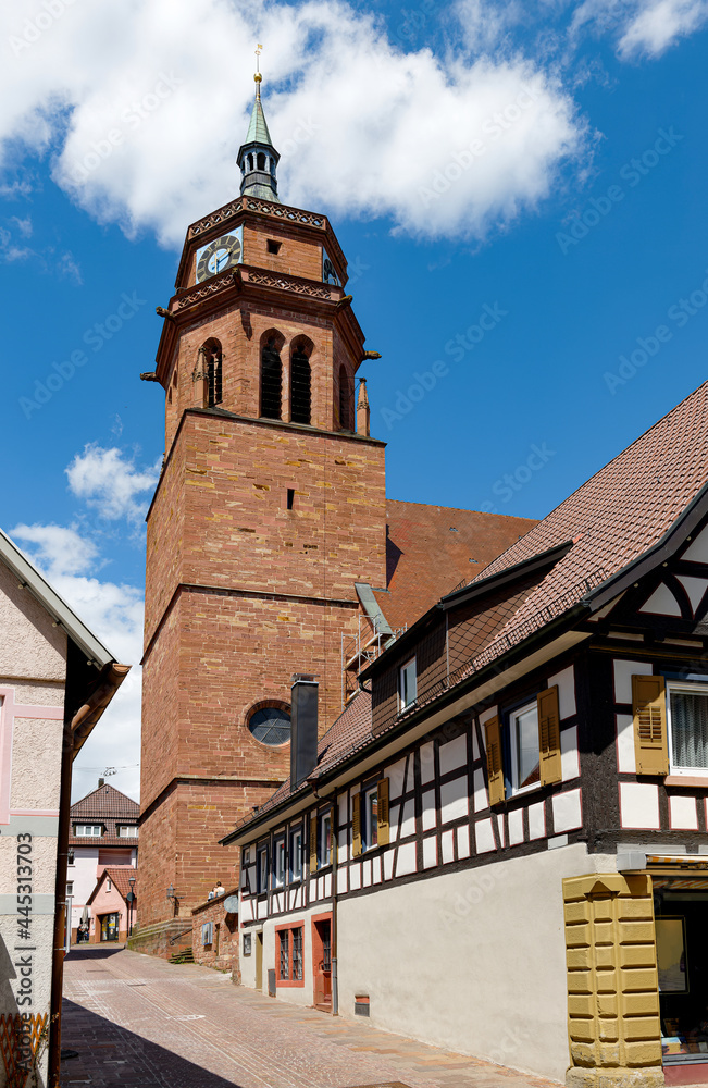 Fototapeta premium Weil der Stadt, Altstadtszene