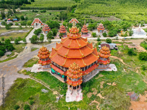 Wat Petch Suwan chinese temple in Phetchaburi, Thailand photo