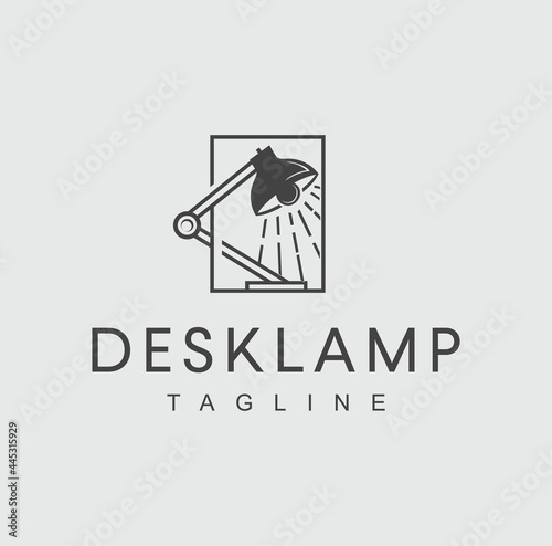 Table lamp Logo light furniture outline icon. Desk lamp simple line vector icon Symbol logo illustration. linear style sign for mobile concept and web design