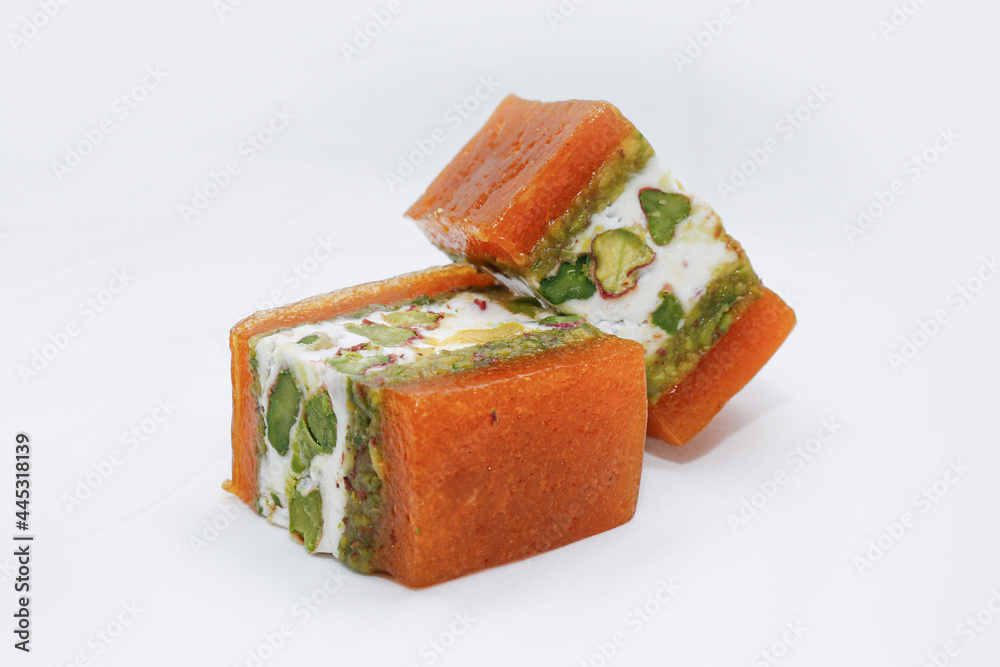apricot covered Nougat and Malban Arabian and Lebanese Sweets