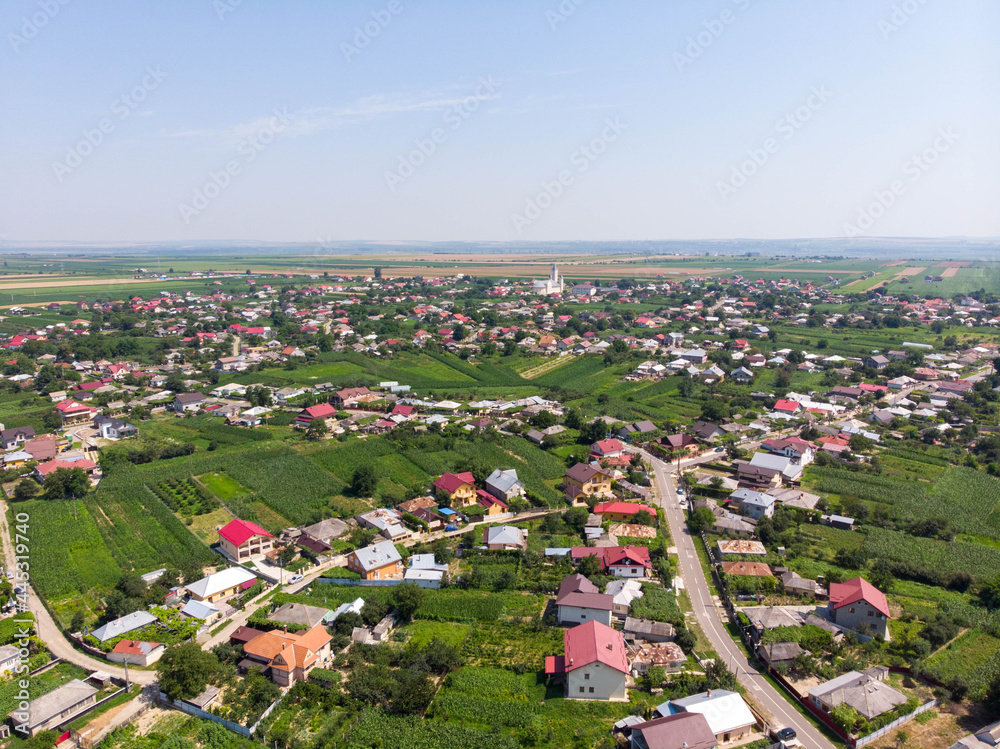 Aerial view of Sabaoani village. Summer 2021 Aerial view of Sabaoani village. Summer 2021