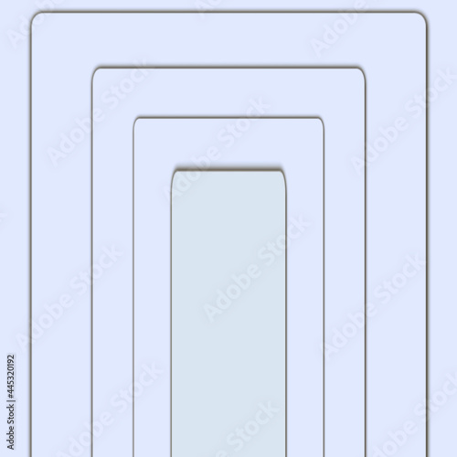 white background illustration with shadow