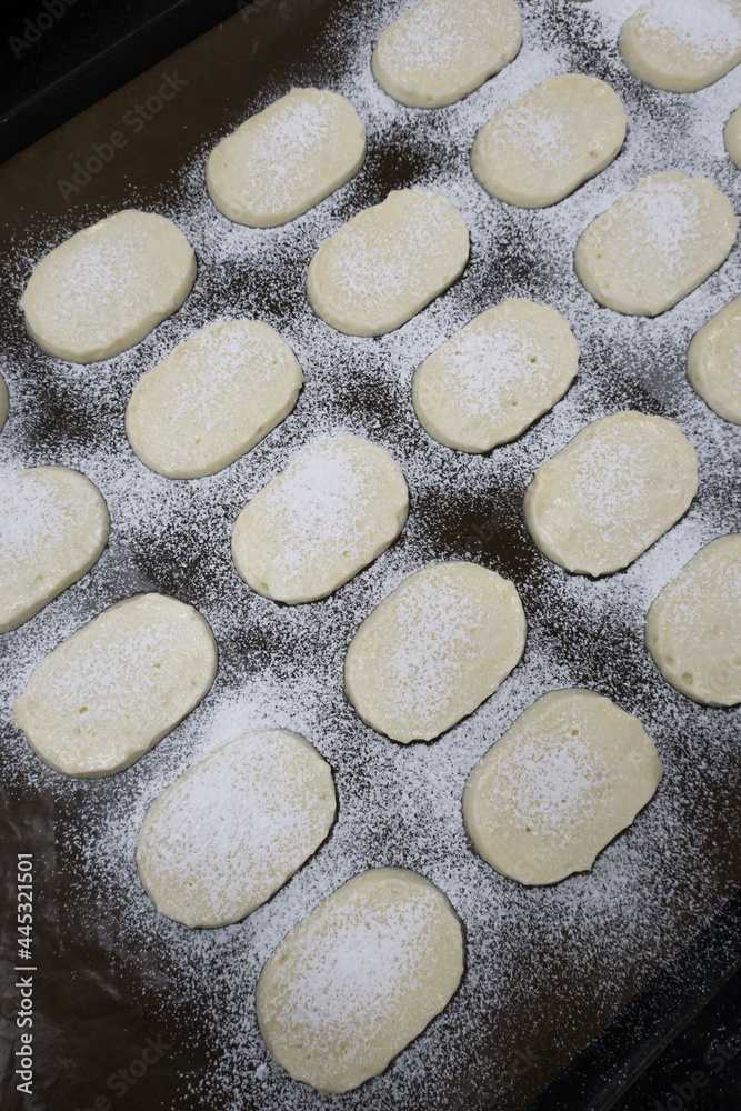 Dacquoise French pronunciation is a dessert cake made with layers of