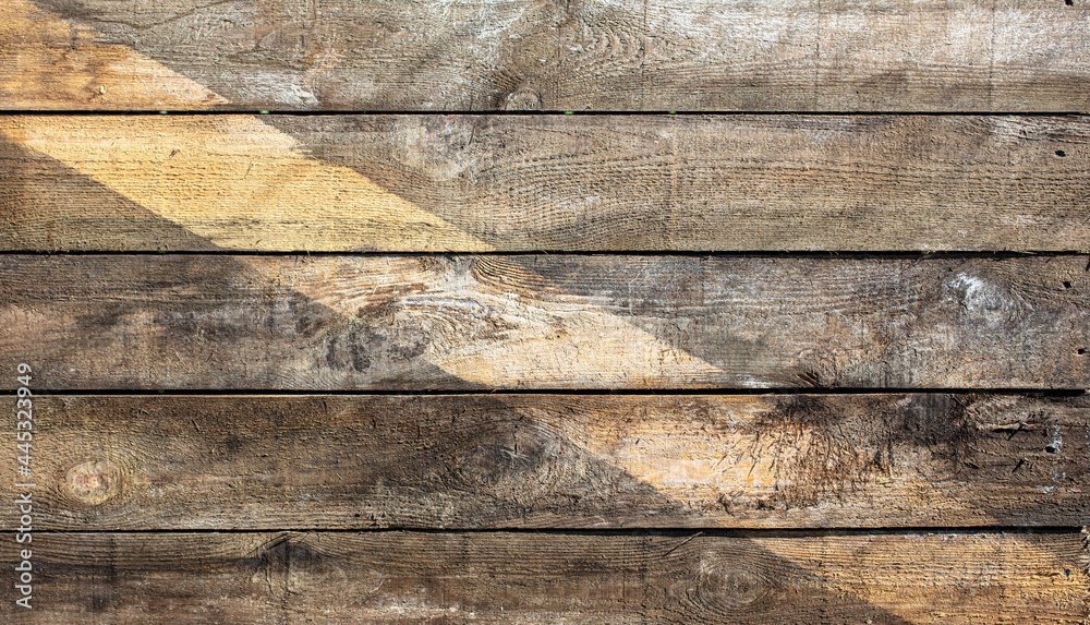 Naklejka premium Wooden boards as an abstract