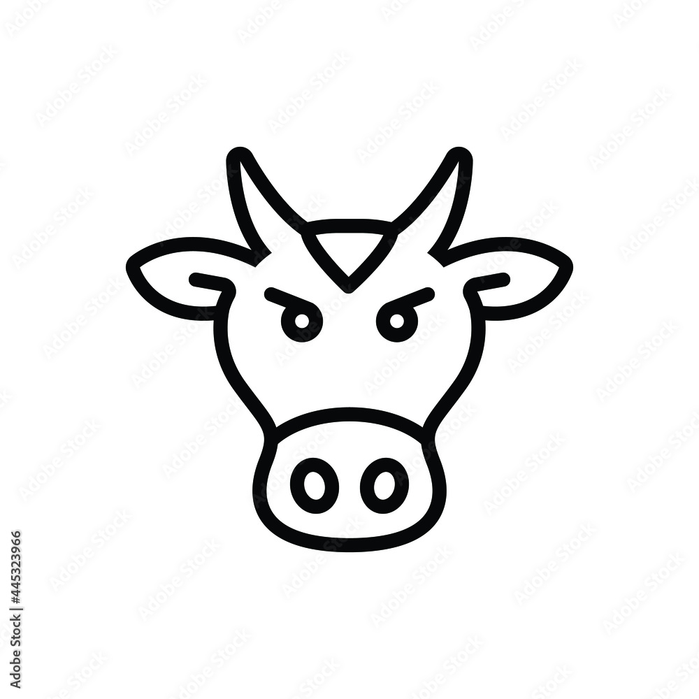 Black line icon for beast Black line icon for beast