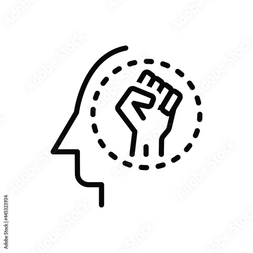 Black line icon for be