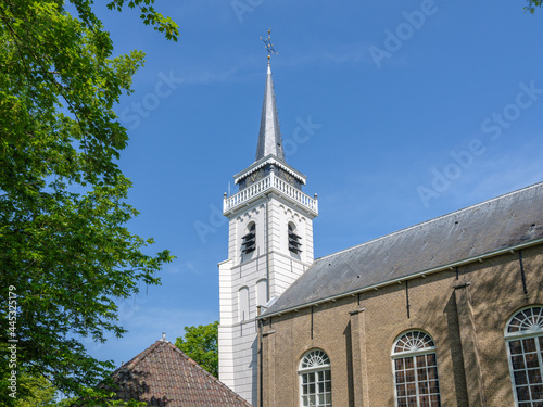 Hervormde chruch in Puttershoek built in 1840 photo