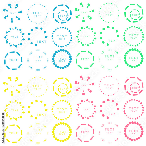 模様イラスト、歯車デザイン