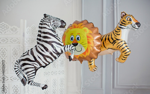 Photography Jungle party animal balloons decorations