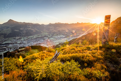 Sonnenaufgang in Kitzbühel bei Tirol