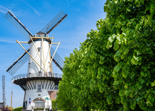 Windmolen d'Orangemolen in Willemstad,, Noord-Brabant province, The Netherlands. Built in  1734 photo