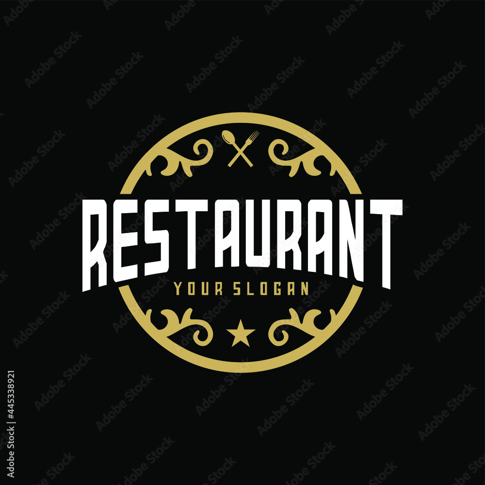 Fototapeta premium Label or design element Badge Vector, business sign Template