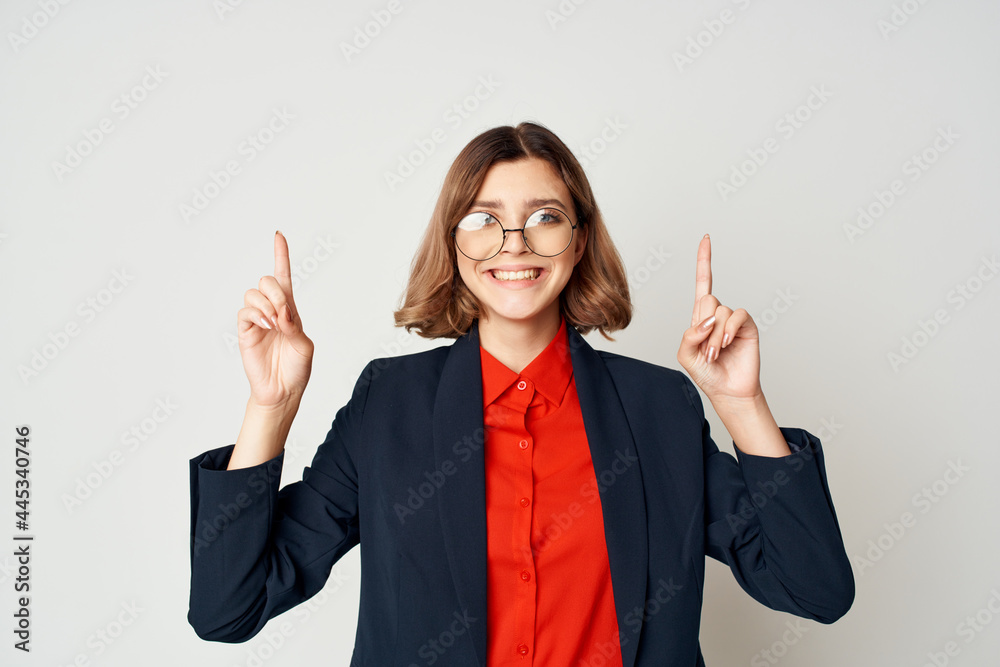 Business woman in manager suit office work secretary Professional