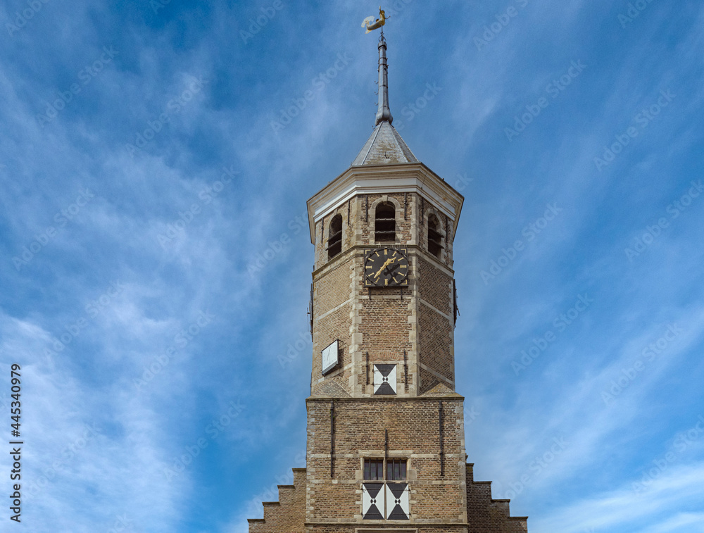 Former town hall in Willemstad, Noord-Brabant Province, the Netherlands, built in 1587.