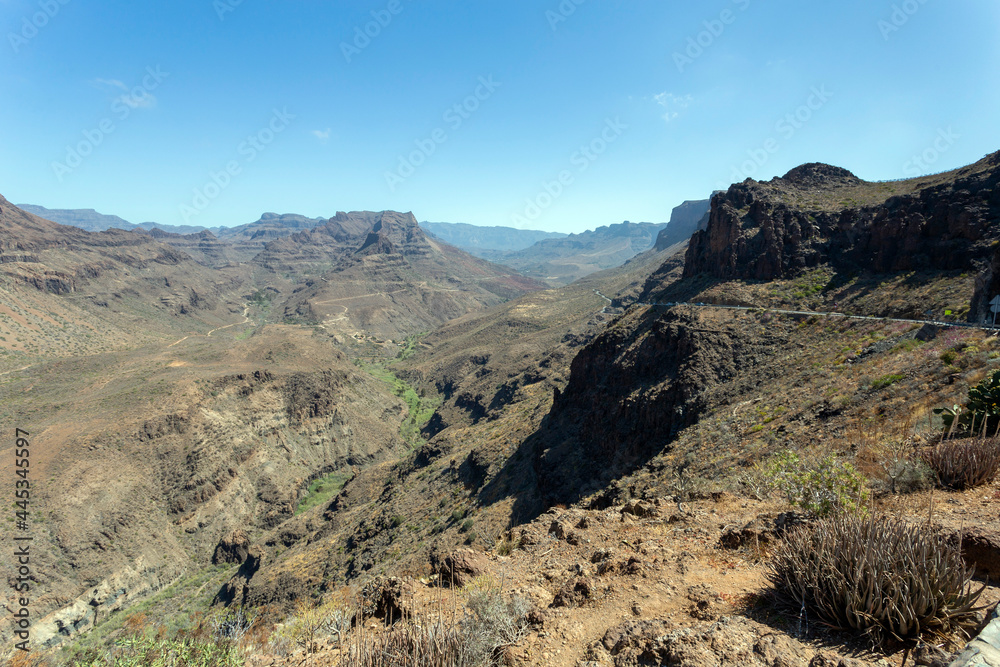 View of Gran Canaria from the Mirador de Arteara