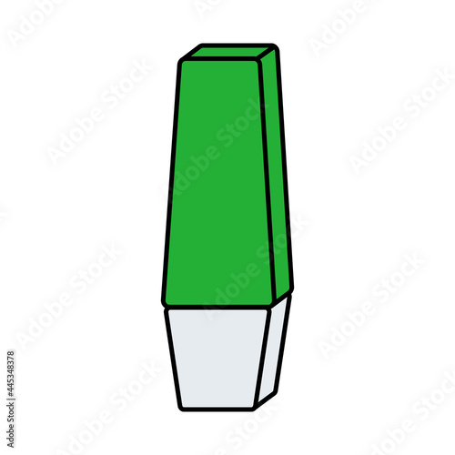 Marker, felt-tip pen. Doodle style icon.