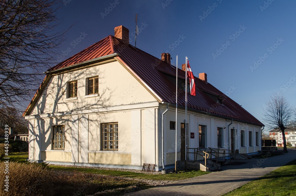 Building in the Rudbarzi village, Latvia. Building in the Rudbarzi village, Latvia.