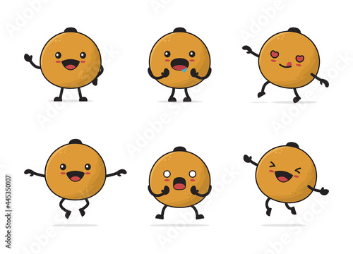 longan fruit cartoon character