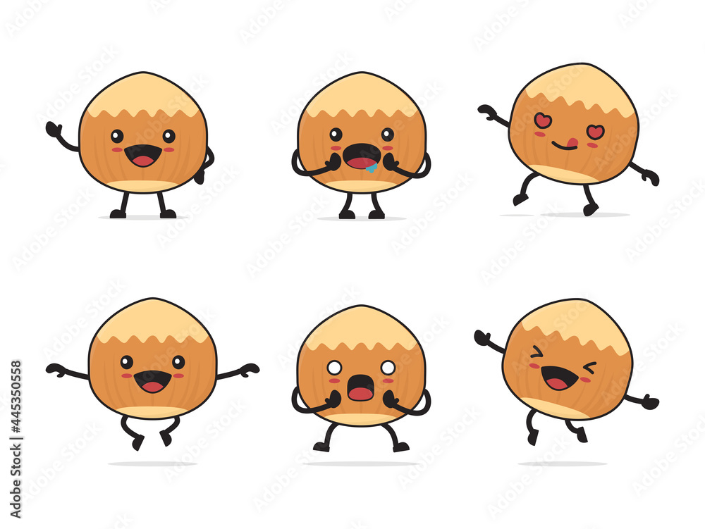 Hazelnut cartoon character