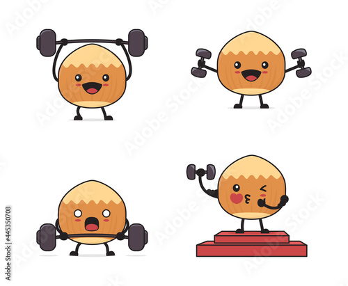Hazelnut cartoon character