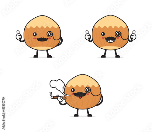 Hazelnut cartoon character
