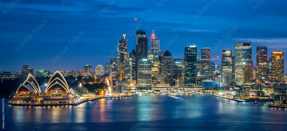 Naklejka premium Cityscape image of Sydney